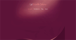Desktop Screenshot of lalguzelliksalonu.com